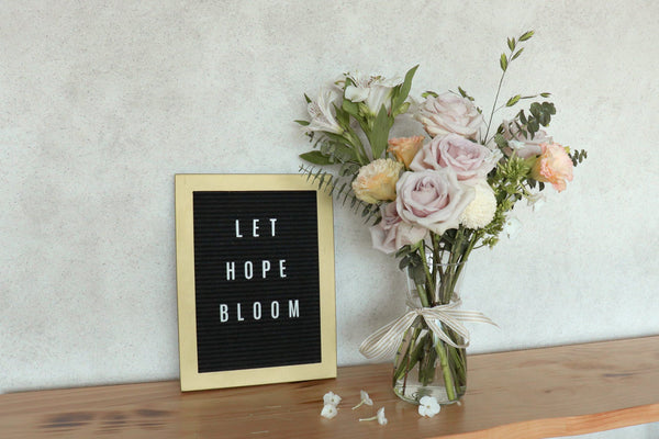 Let Hope Bloom. Let the journey begin.