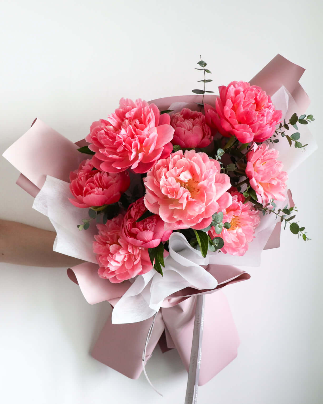 2025 香港母親節訂花 | Bloom in Grace 牡丹花束 | Let Hope Bloom Florist