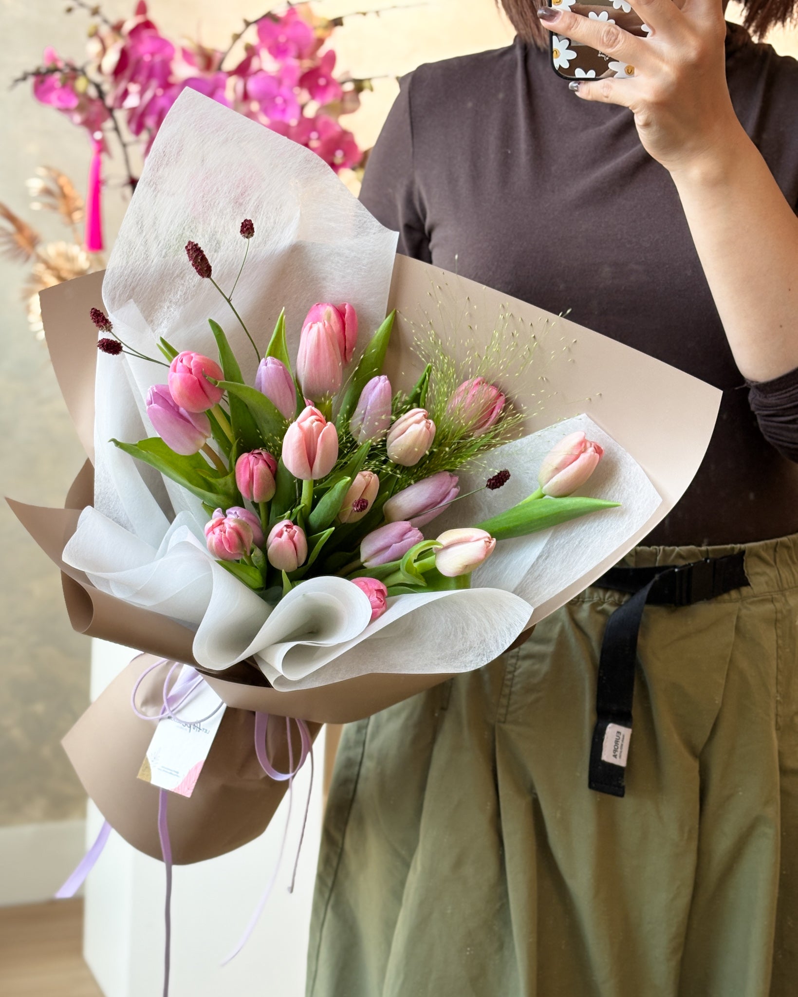 情人節花束2026 | Until I Found You | 混色鬱金香花束