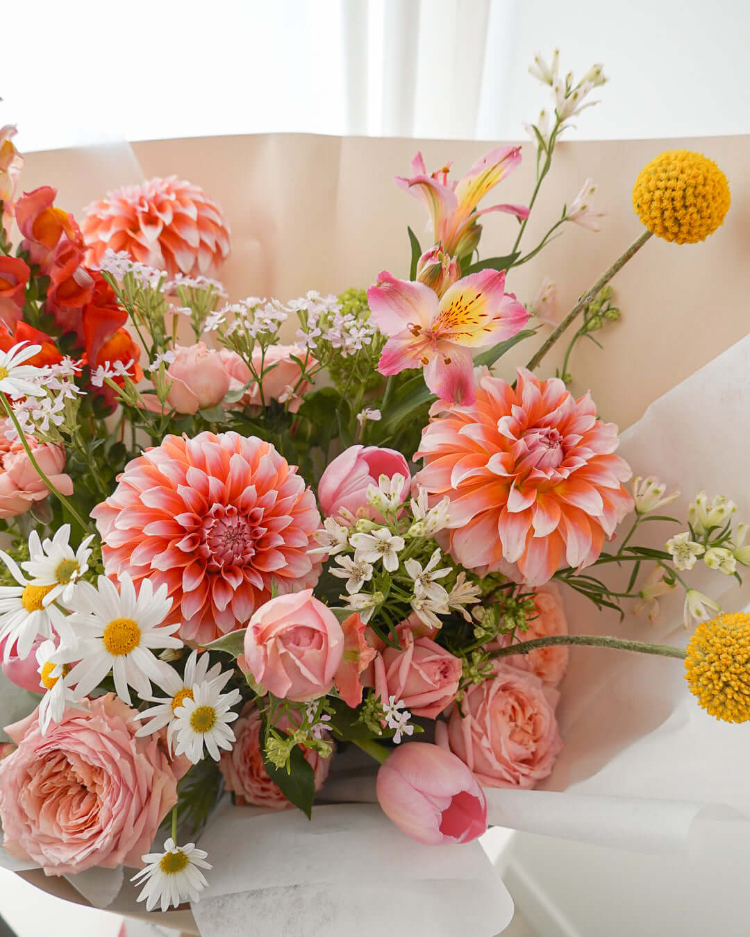 大理花花束 | Dahlia Bouquet | Let Hope Bloom Florist | 香港花店