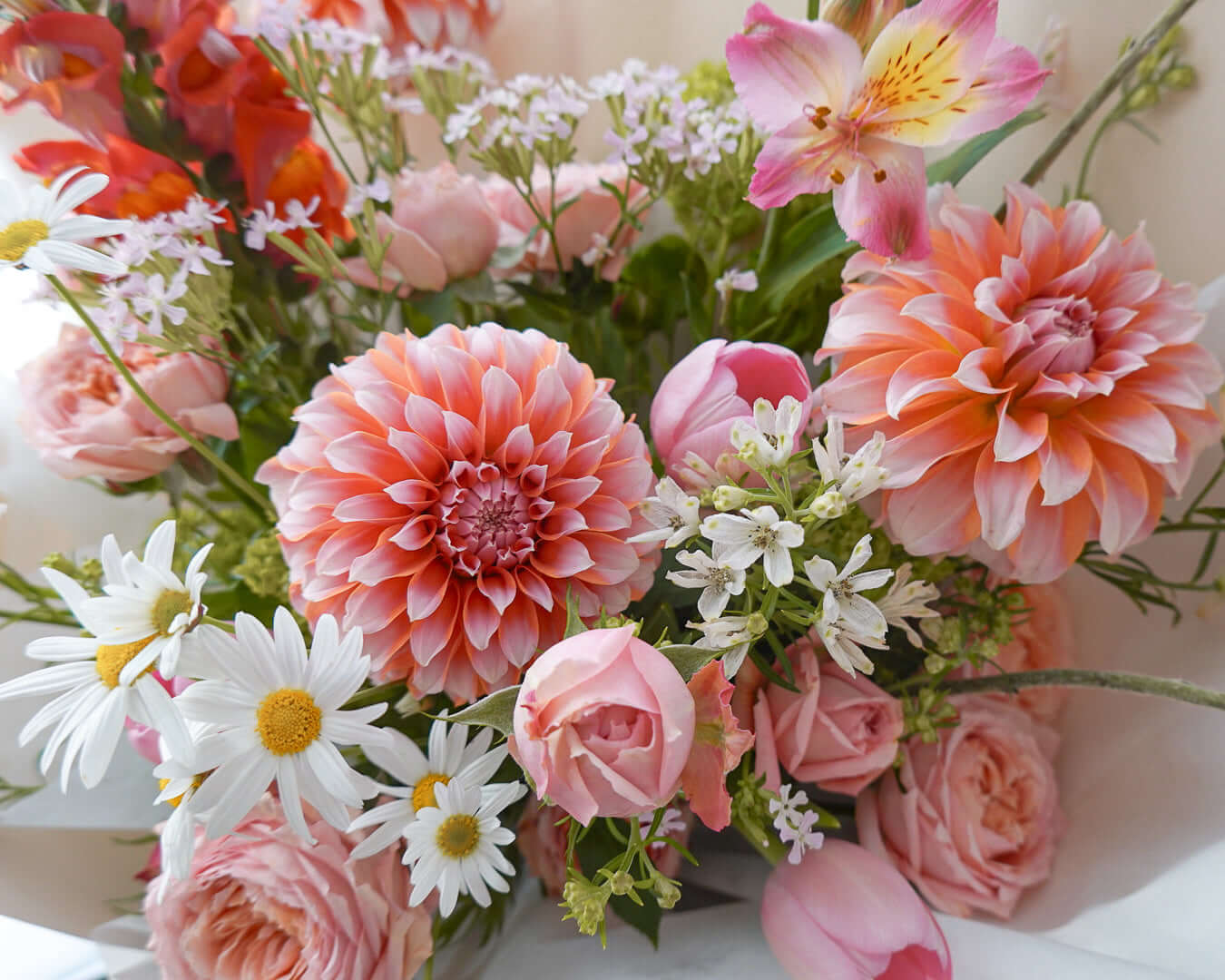 大理花花束 | Dahlia Bouquet | Let Hope Bloom Florist | 香港花店