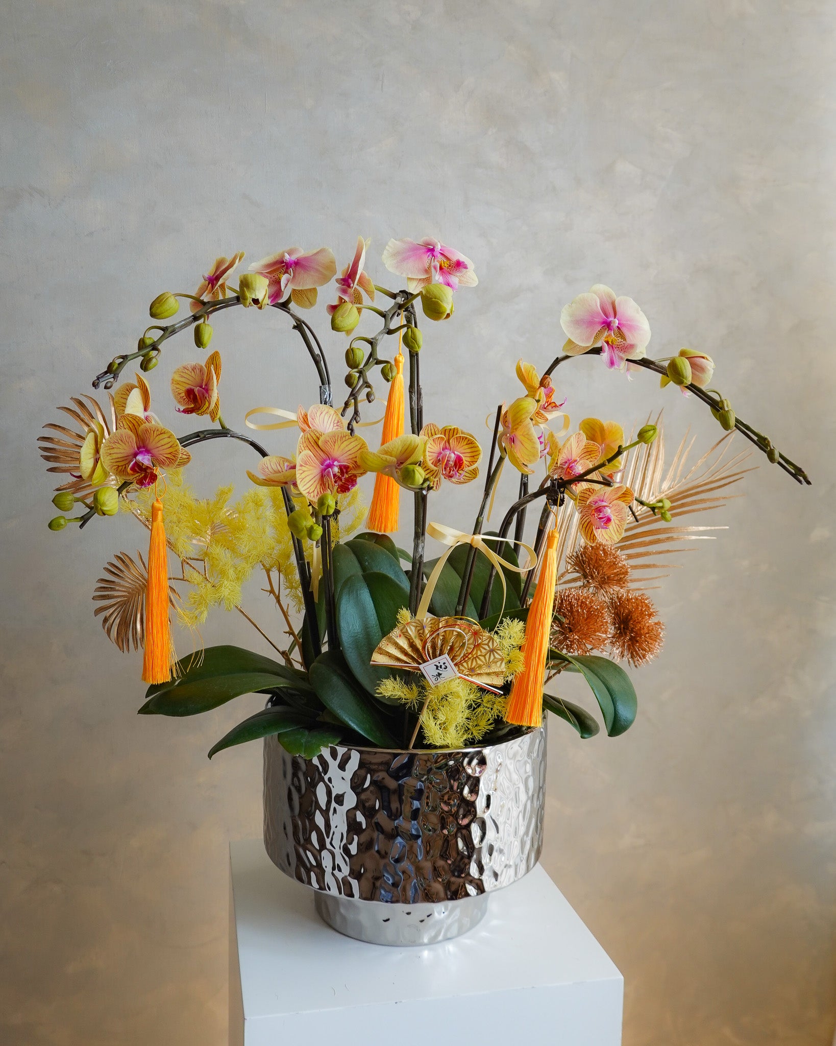財喜雙全 | 蝴蝶蘭花拼盤 | CNY Orchid
