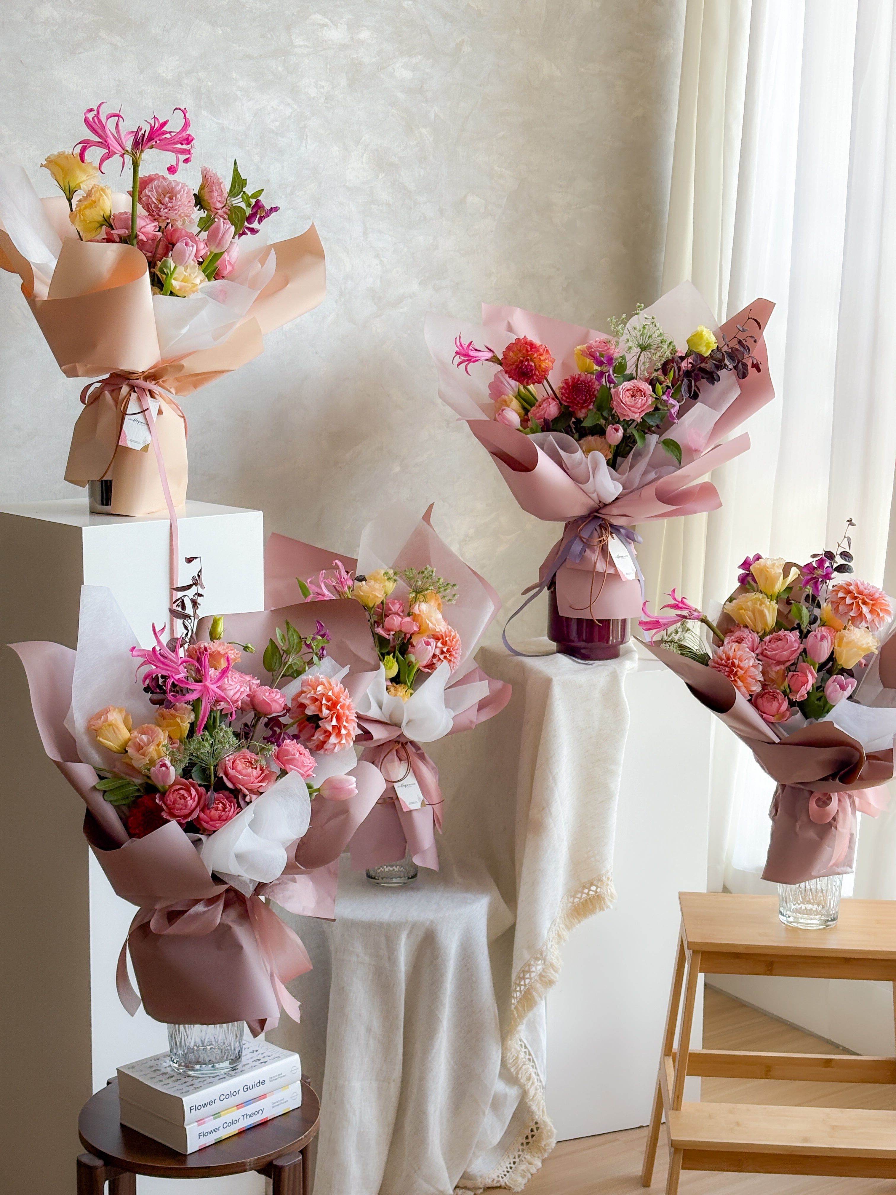 花束班 | 花束及包裝課 | 初階課程 | Bouquet Class