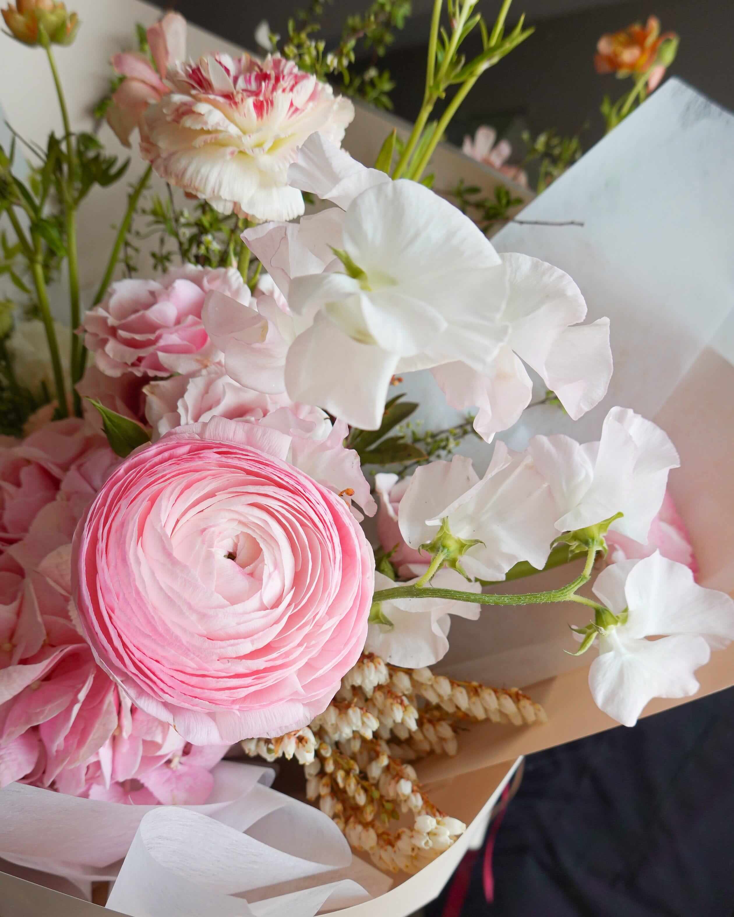Forever Pink 繡球花束 Seasonal Bouquet Let Hope Bloom