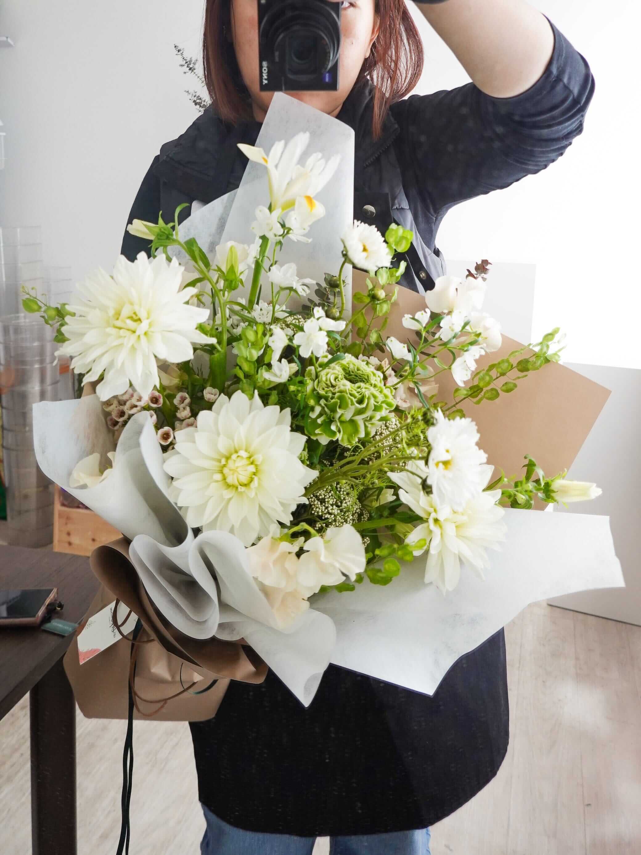 Harmony 綠白系花束 Seasonal Bouquet Let Hope Bloom