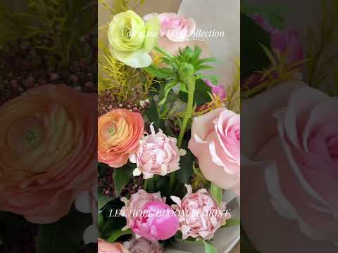 情人節花束2026 | Love Story | 粉紅玫瑰鬱金香花束