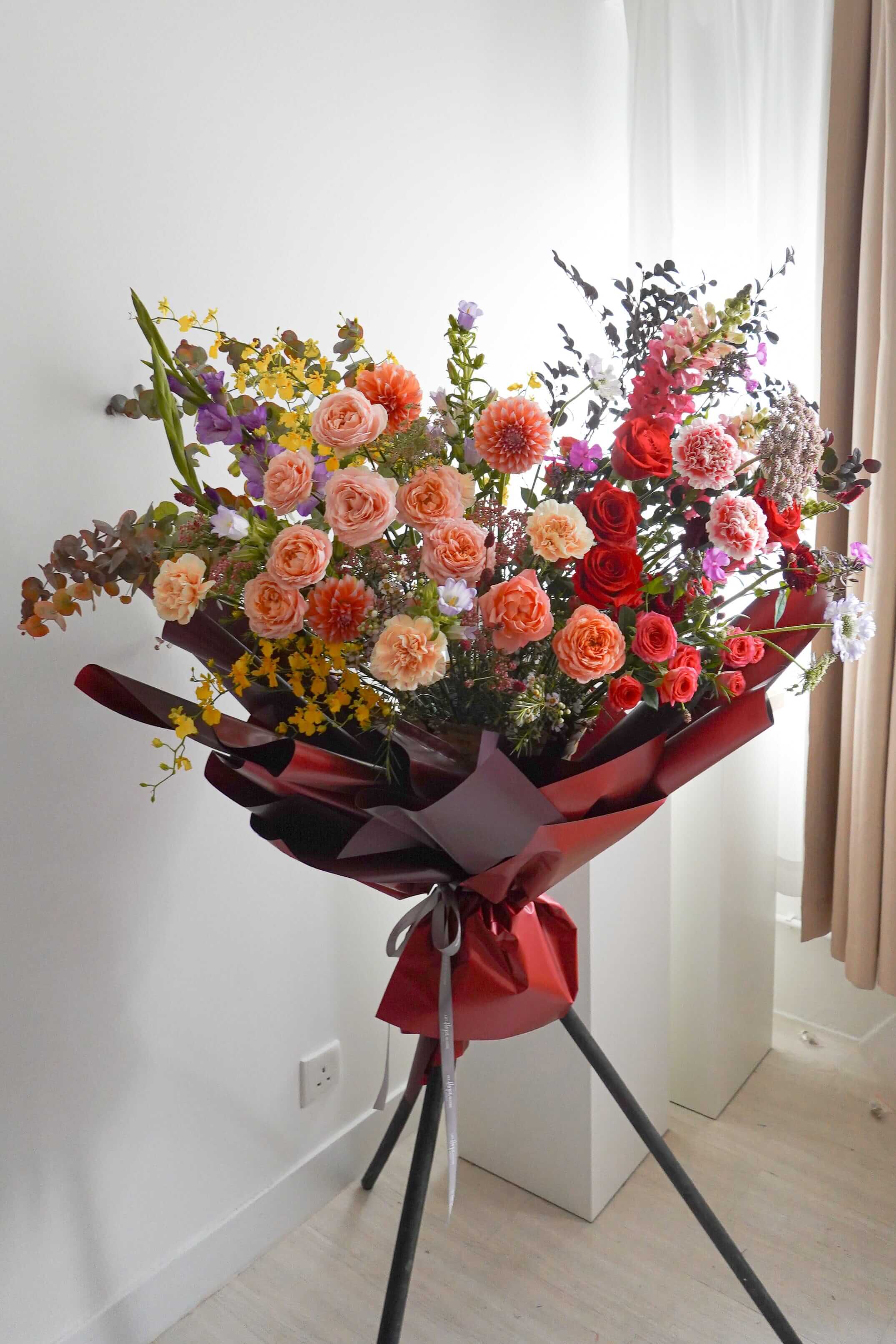 The Florist's Pick Grand Opening Flower Basket | 花藝師發板開張花籃 Flower Stand Let Hope Bloom