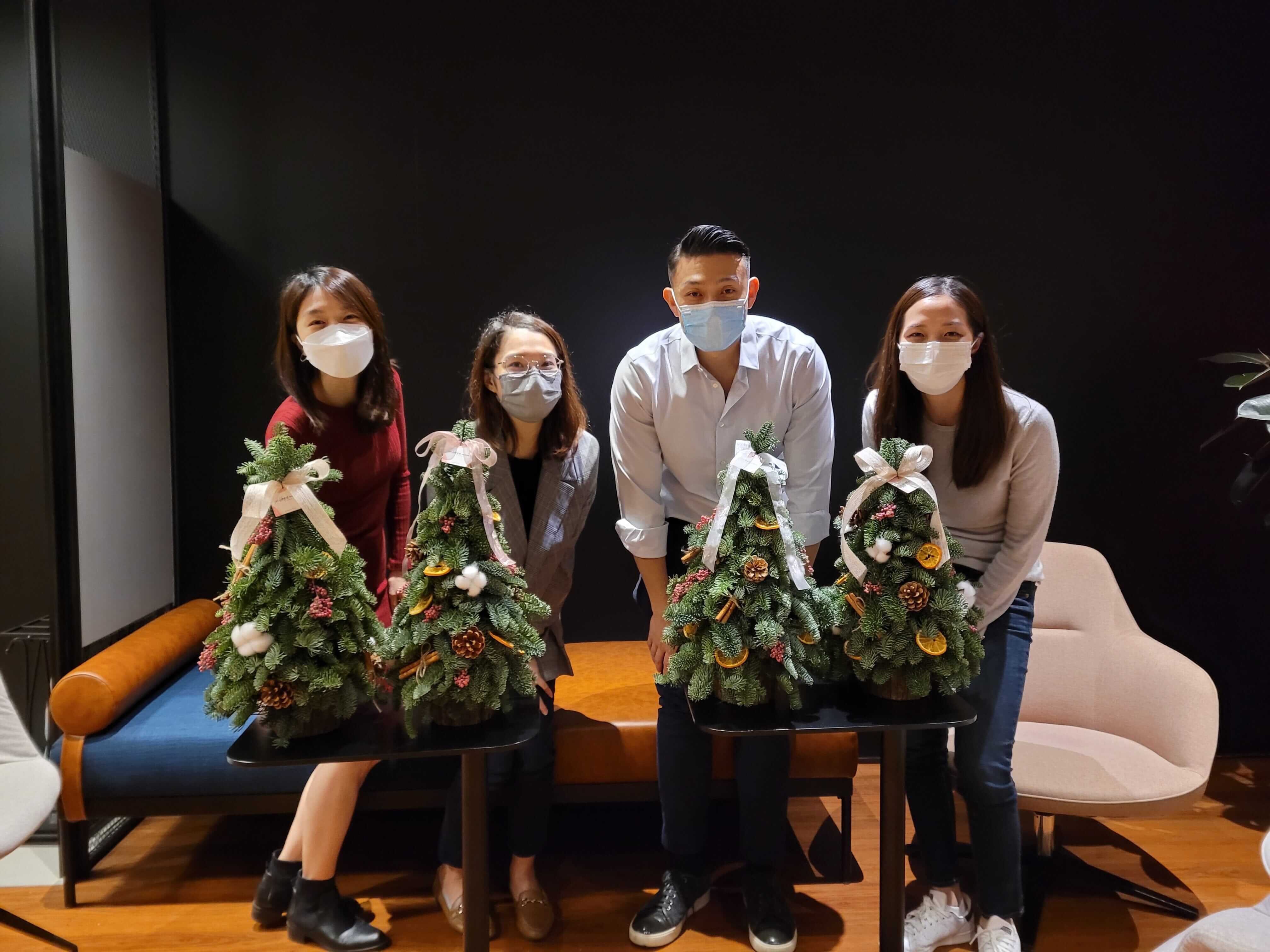 迷你手工貴族松聖誕樹工作坊 Noble Fir Christmas Tree Workshop Christmas Collection Let Hope Bloom