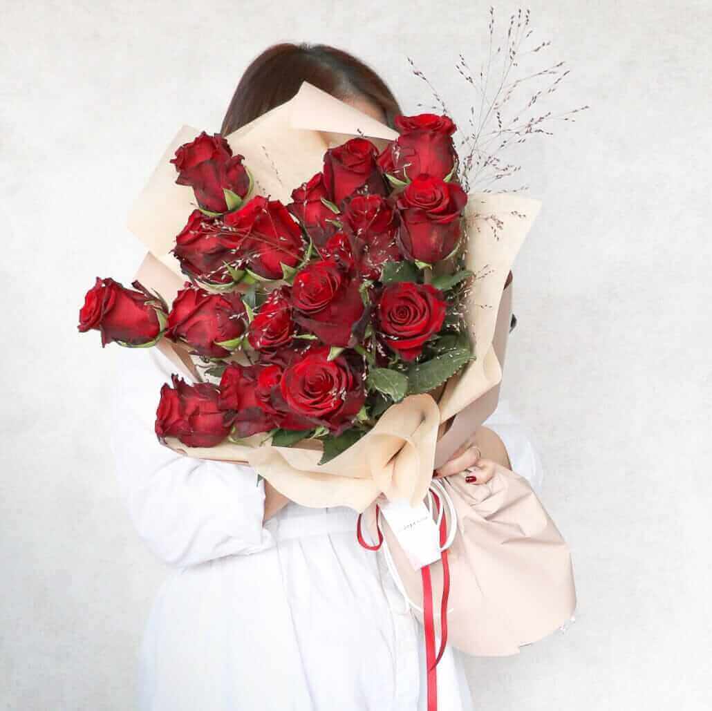 2025 情人節花束 | My Cherie Amour | 紅玫瑰花束 | Let Hope Bloom