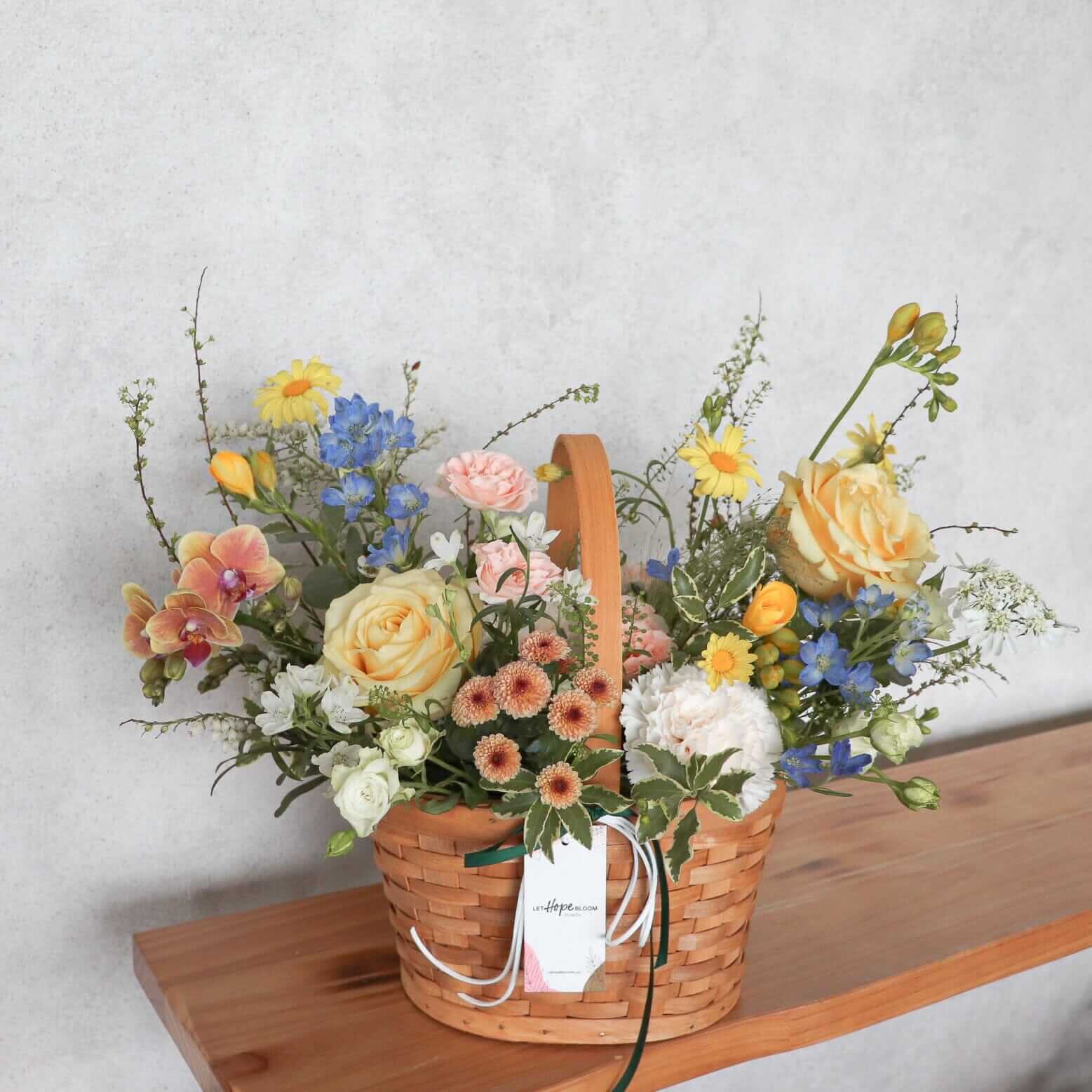 花藝師發板花籃 | THE FLORIST'S PICK Flower Basket | Let Hope Bloom Florist | 香港花店