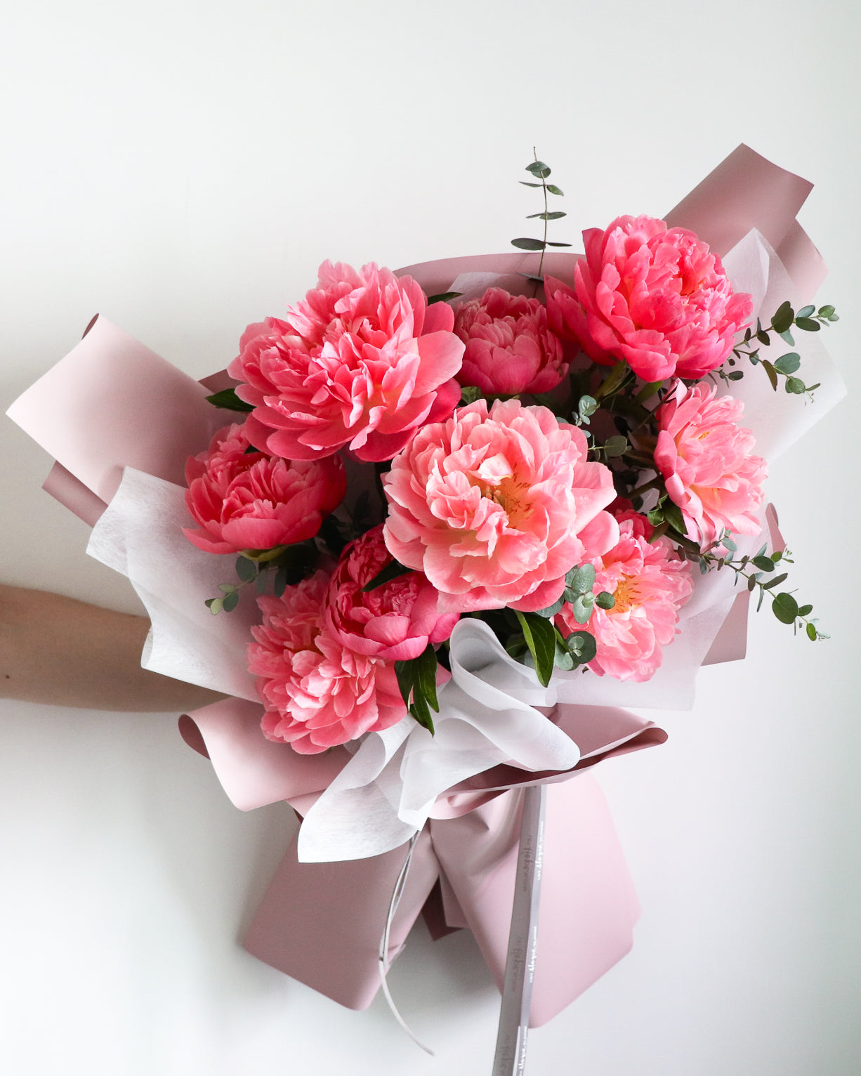 2025 香港母親節訂花 | Bloom in Grace 牡丹花束 | Let Hope Bloom Florist