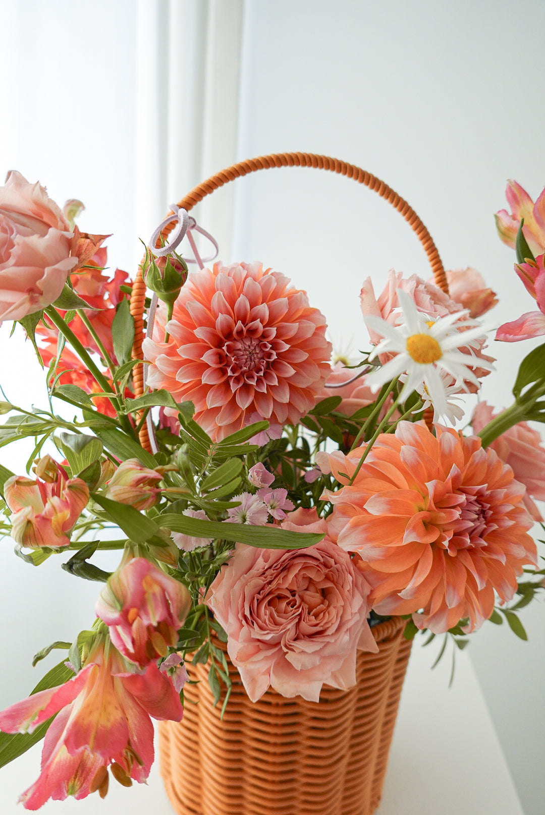 Sunrise Charm 大理花花籃
