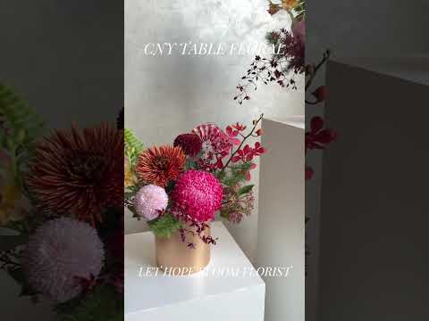 香港新年件花 | 金玉滿堂 | 鮮花檯花 | 新年送禮 開張祝賀