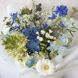 Baby Blue 藍色繡球花束 Seasonal Bouquet Let Hope Bloom 