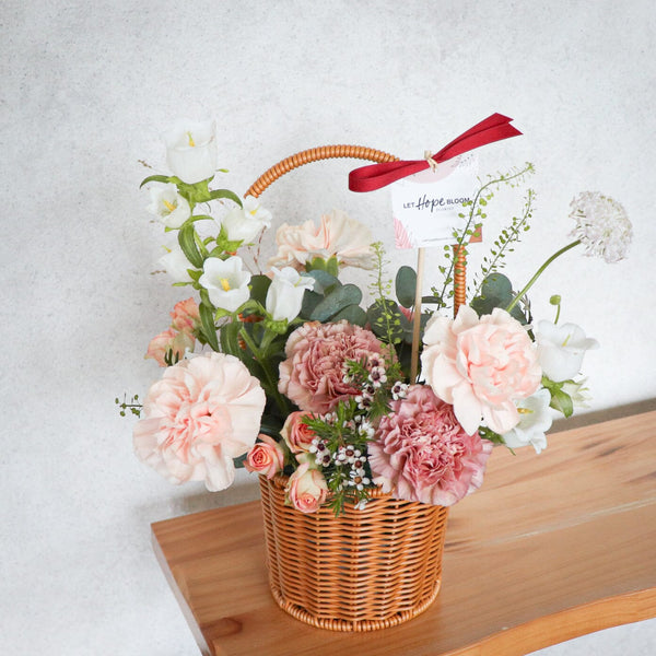 Best of Women 康乃馨花籃 Seasonal Bouquet Let Hope Bloom 