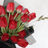 情人節花束 | Rouge Love 紅色鬱金香花束 | 香港花店 | 網上訂花 | Flower Bouquet Delivery