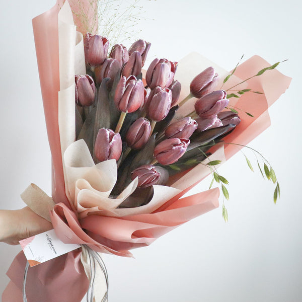 Unconditional Love 鬱金香花束 | 香港花店 | 網上訂花 | Flower Bouquet Delivery