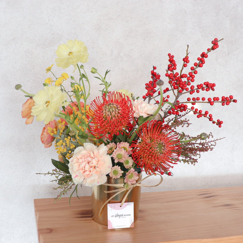 和煦．新年盆花 DIY Set | Let Hope Bloom | 香港花店